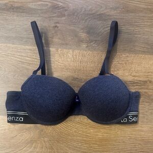 Lightly Padded Everyday Bra in Dark Heather Navy